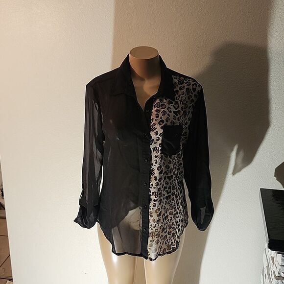 ROCAWEAR CLASSIC LONG SLEEVE TWO TONE CALLOR SHIRT - Picture 4 of 15